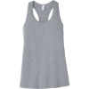 Custom BELLA+CANVAS Womens Jersey Racerback Tank. Athletic Heather Gray