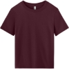 Custom BELLA+CANVAS Womens 6-Ounce Heavyweight Tee Maroon Red