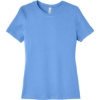 Custom BELLA+CANVAS Womens Relaxed Jersey Short Sleeve Tee. Carolina Blue