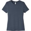 Custom BELLA+CANVAS Womens Relaxed Jersey Short Sleeve Tee. DarkGrey