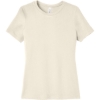 Custom BELLA+CANVAS Womens Relaxed Jersey Short Sleeve Tee. Natural White