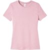Custom BELLA+CANVAS Womens Relaxed Jersey Short Sleeve Tee. Pink