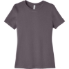 Custom BELLA+CANVAS Womens Relaxed Jersey Short Sleeve Tee. Purple Storm
