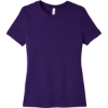 Custom BELLA+CANVAS Womens Relaxed Jersey Short Sleeve Tee. Team Purple