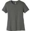 Custom BELLA+CANVAS Womens Relaxed Triblend Tee GreyTB