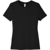 Custom BELLA+CANVAS Womens Relaxed Triblend Tee SldBlkTB