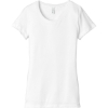 Custom BELLA+CANVAS Womens Triblend Short Sleeve Tee. Sld White TB