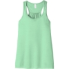 Custom BELLA+CANVAS Womens Flowy Racerback Tank. Mint