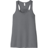 Custom BELLA+CANVAS Womens Flowy Racerback Tank. Storm