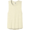 Custom BELLA+CANVAS Womens Flowy Scoop Muscle Tank. Natural Slub