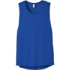 Custom BELLA+CANVAS Womens Flowy Scoop Muscle Tank. True Royal