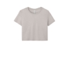 Custom BELLA+CANVAS Womens Flowy Cropped Tee Heather Dust Beige
