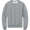 Custom Jerzees Rugged Unisex Crewneck Sweatshirt Athletic Heather Gray