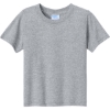 Custom Port & Co Infant Core Cotton Tee. Athletic Heather Gray