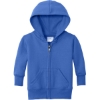 Custom Port & Co Infant Core Fleece Full-Zip Hooded Sweatshirt. Royal Blue