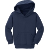 Custom Port & Co Toddler Core Fleece Pullover Hooded Sweatshirt. Navy Blue