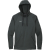 Custom Nike Therma-FIT Pullover Fleece Hoodie Team Anthracite Gray