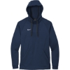 Custom Nike Therma-FIT Pullover Fleece Hoodie Team Navy Blue