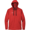 Custom Nike Therma-FIT Pullover Fleece Hoodie Team Scarlet Red