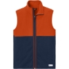 Custom Cotopaxi Amado Fleece Vest Canyon Orange/ Maritime Blue