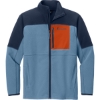 Custom Cotopaxi Abrazo Full-Zip Fleece Jacket Maritime Blue/Fjord Blue/Orange