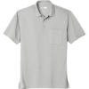 Custom CornerStone Industrial Snag-Proof Pique Pocket Polo. Light Grey