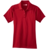 Custom CornerStone Womens Select Snag-Proof Tactical Polo. Red