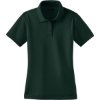 Custom CornerStone Womens Select Snag-Proof Polo. Dark Green