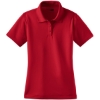 Custom CornerStone Womens Select Snag-Proof Polo. Red