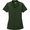 Custom CornerStone Womens Select Lightweight Snag-Proof Polo. Dark Green