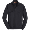 Custom CornerStone 1/2-Zip Job Shirt. Dark Navy Blue