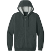 Custom CornerStone Tough Fleece Full-Zip Hoodie Charcoal Heather Brown