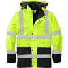 Custom CornerStone - ANSI 107 Class 3 Waterproof Parka. Safety Yellow/Silver/Black