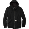 Custom Carhartt Midweight Thermal-Lined Full-Zip Sweatshirt Black