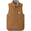 Custom Carhartt Sherpa-Lined Mock Neck Vest Carhartt® Brown