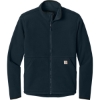 Custom Carhartt Textured Full-Zip Fleece Jacket Navy Blue