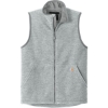 Custom Carhartt Textured Fleece Vest HthrGrey