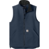 Custom Carhartt Rain Defender Soft Shell Vest Navy Blue