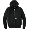 Custom Carhartt Quilted-Flanne-Lined Duck Active Jac. Black