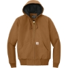 Custom Carhartt Quilted-Flanne-Lined Duck Active Jac. Carhartt® Brown
