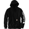 Custom Carhartt Midweight Hooded Logo Sweatshirt Black