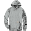 Custom Carhartt Midweight Hooded Logo Sweatshirt HthrGrey