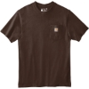 Custom Carhartt Workwear Pocket Short Sleeve T-Shirt. Dark Brown
