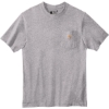 Custom Carhartt Workwear Pocket Short Sleeve T-Shirt. Heather Grey