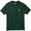 Custom Carhartt Workwear Pocket Short Sleeve T-Shirt. Hunter Green