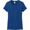 Custom District Womens Perfect Weight Tee. Deep Royal Blue