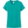 Custom District Womens Perfect Weight Tee. Jade