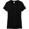 Custom District Womens Perfect Weight Tee. Jet Black