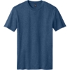 Custom District Perfect Blend CVC Tee. Deep Royal Blue Fleck