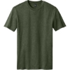 Custom District Perfect Blend CVC Tee. Heathered Forest Green